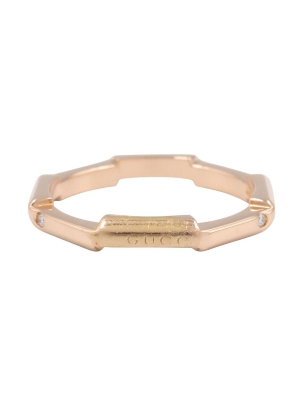 Gucci Ring Diamond 18k Pink Gold - Picture 4 of 11